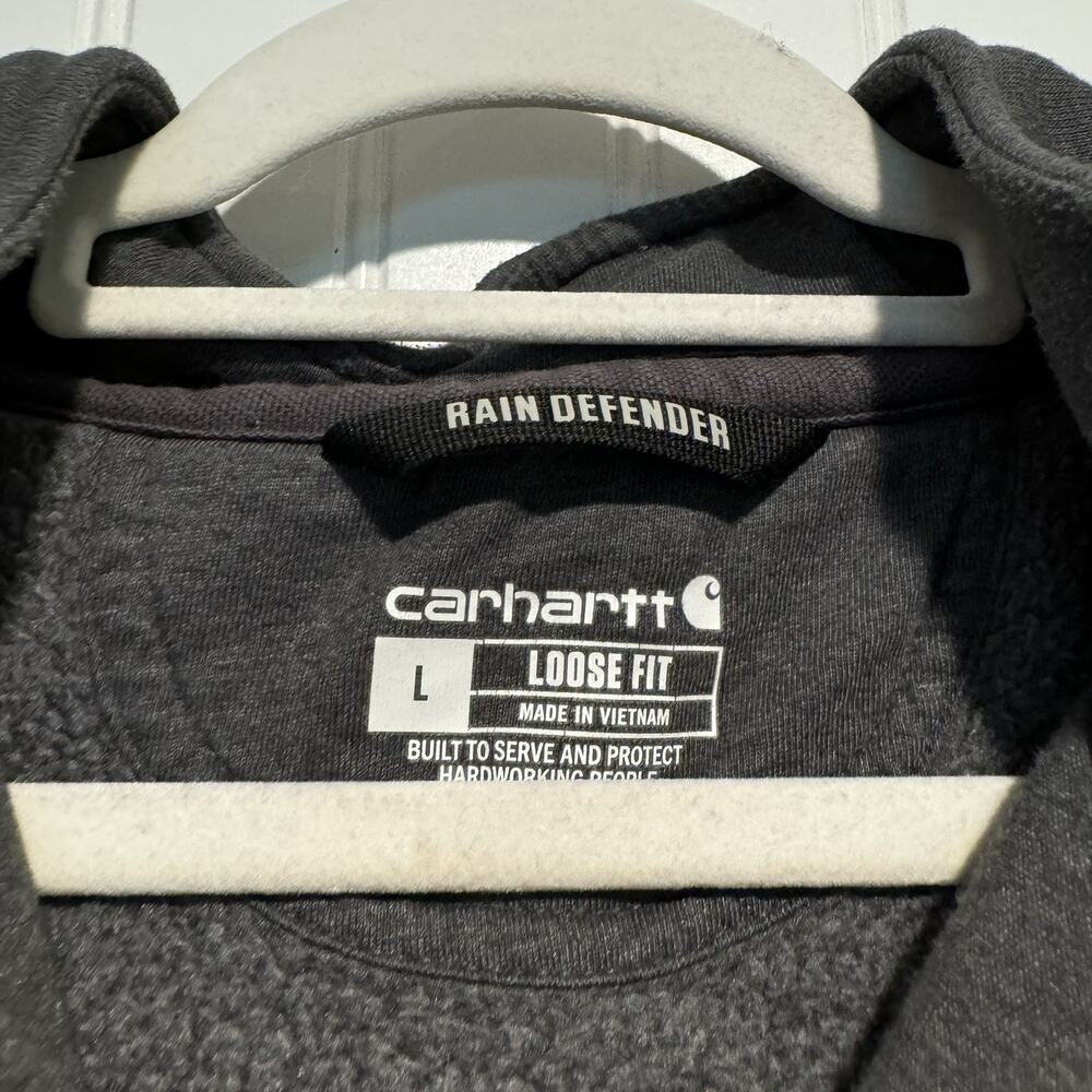 Carhartt Rain Defender 1/4 Zip Sweatshirt Idaho Vandals Size Large - Picture 3 of 5